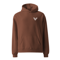 Long Oversized Hoodie - V Logo image 5