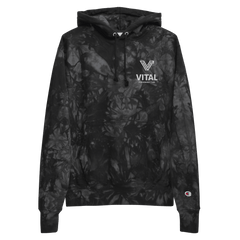Embroidered Unisex Vital Tie-Dye Hoodie image 0