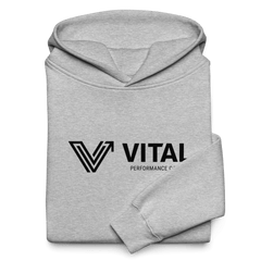 Grey Long Oversized Hoodie - Horizontal Logo image 0