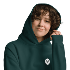 Long Oversized Hoodie - Circle Logo image 9