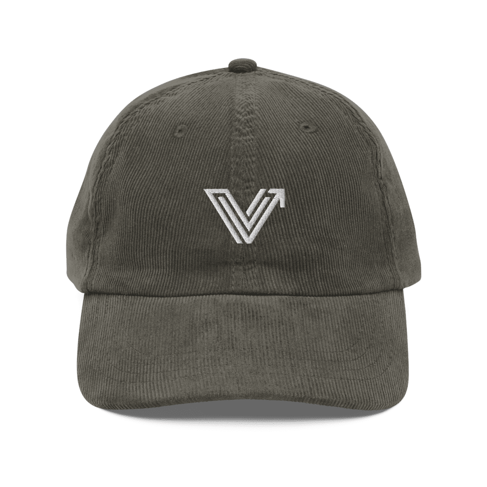 Olive Vintage Corduroy Cap image 0