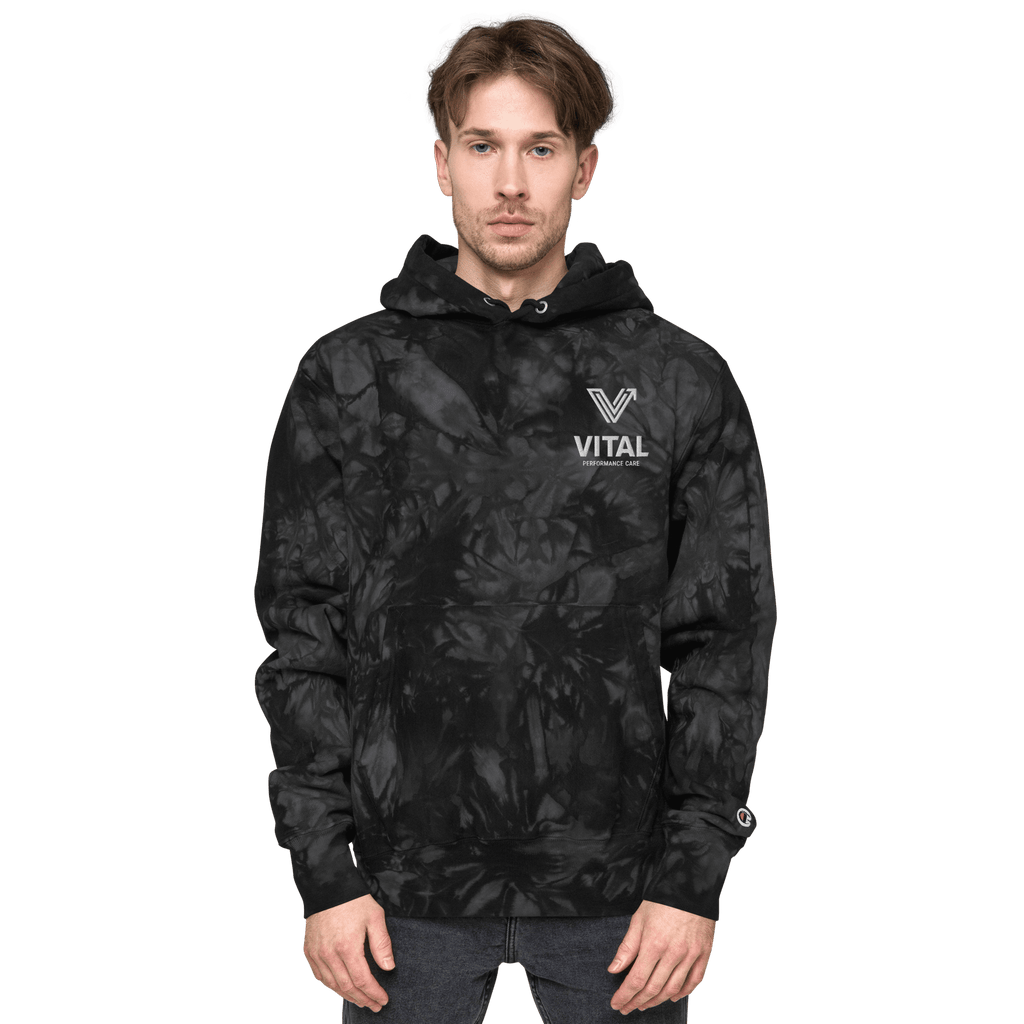 Embroidered Unisex Vital Tie-Dye Hoodie image 2
