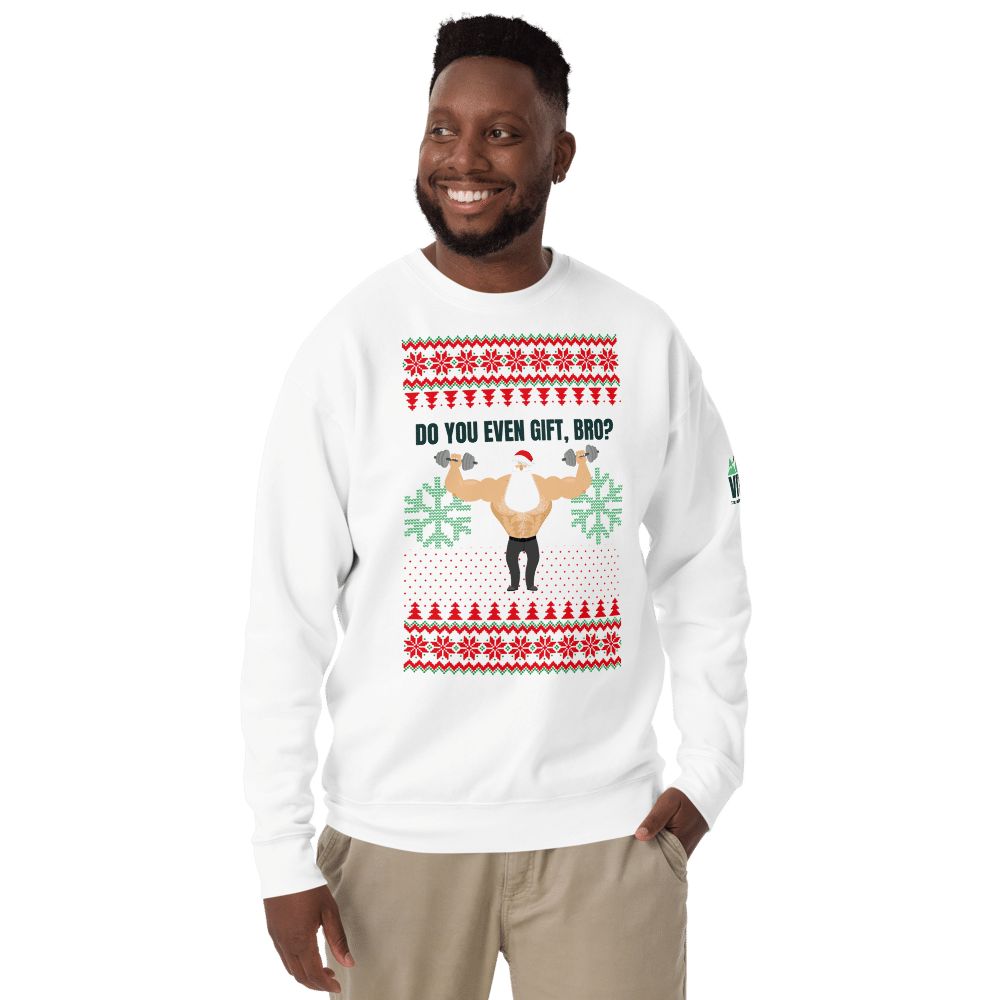 Strength & Conditioning Coach Ugly Christmas Sweater "Do You Even Gift Bro" image 2