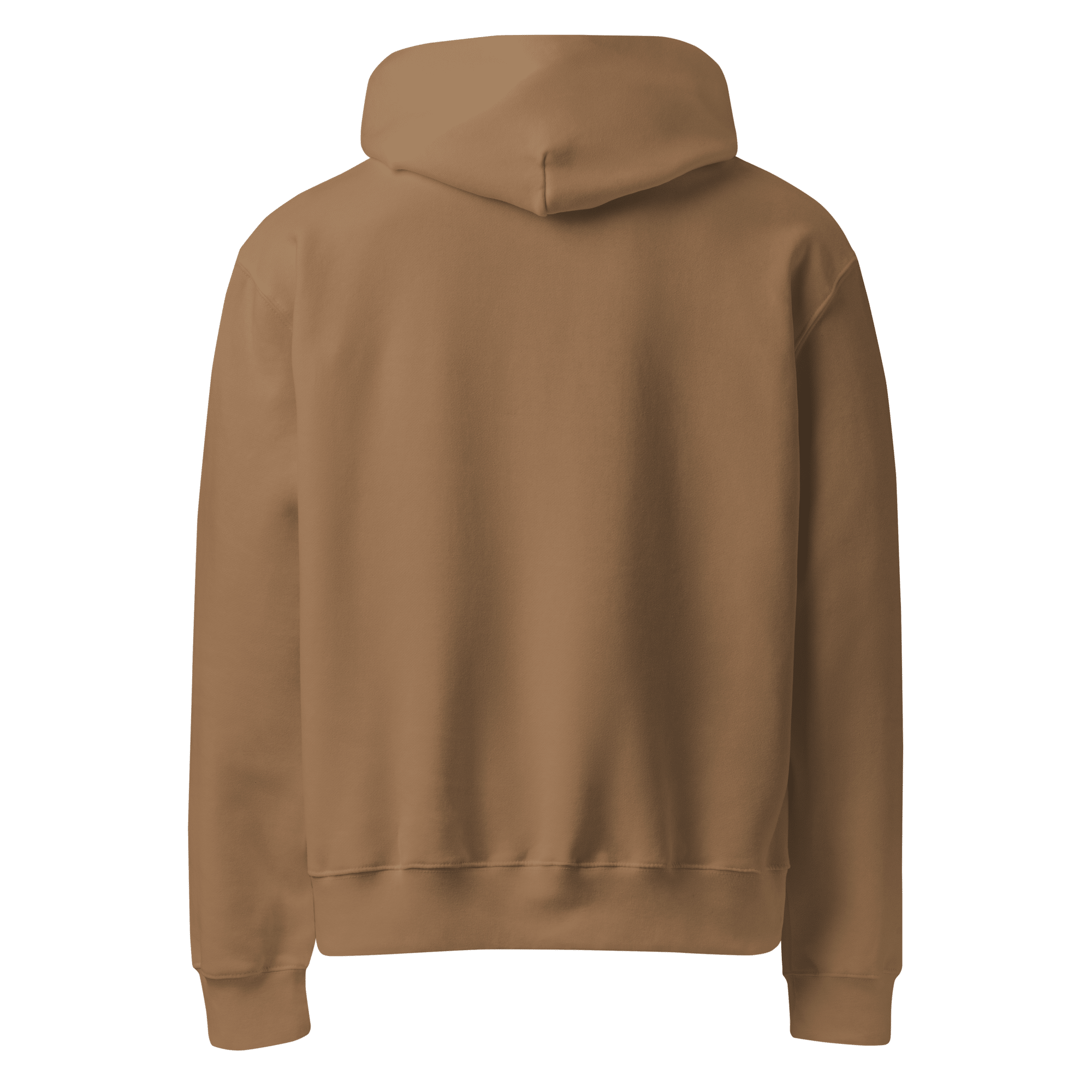 Brown Oversized Heavyweight Hoodie image 3