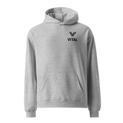Athletic Grey Unisex Oversized Hoodie image 4