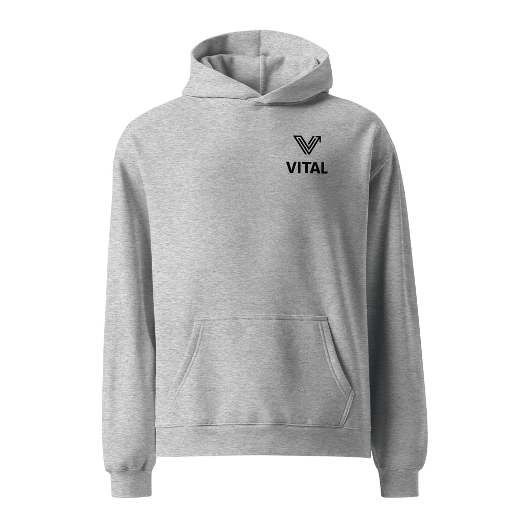 Athletic Grey Unisex Oversized Hoodie image 4