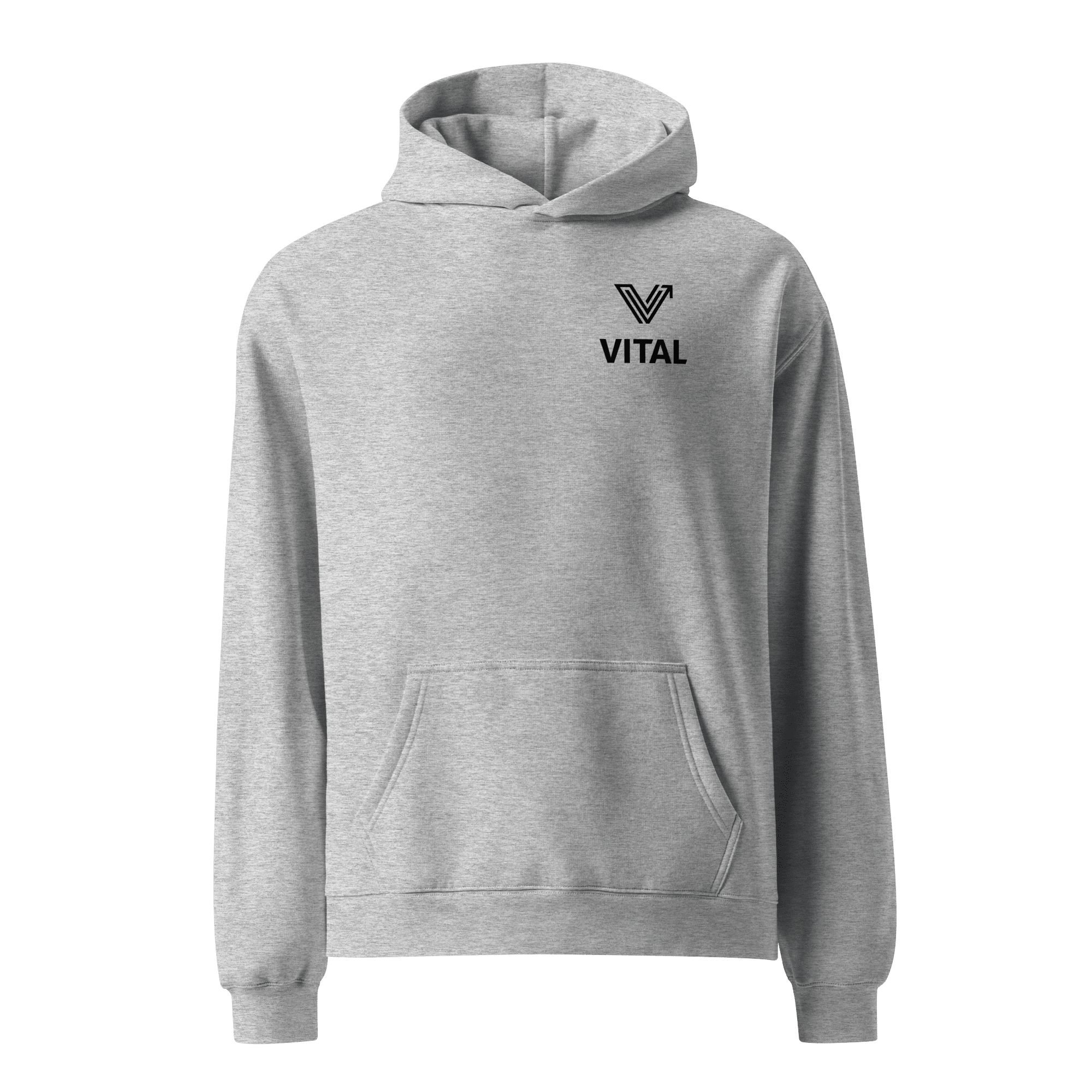 Athletic Grey Unisex Oversized Hoodie image 4