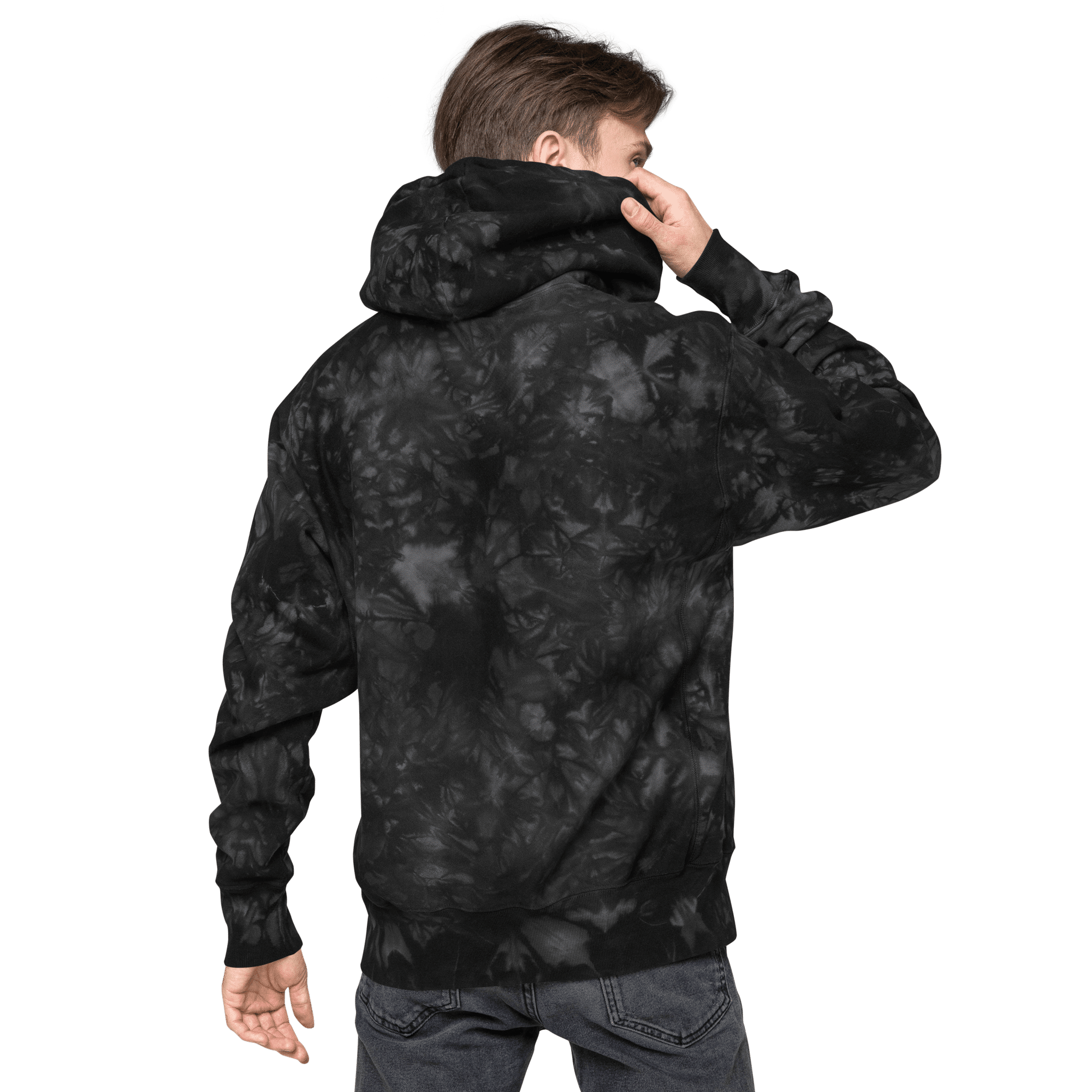 Embroidered Unisex Vital Tie-Dye Hoodie image 5