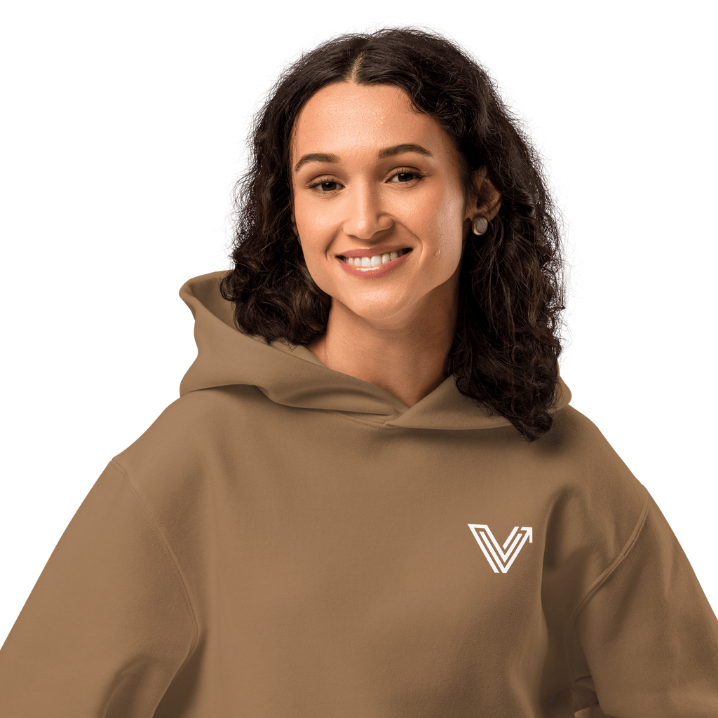 Brown Oversized Heavyweight Hoodie image 7