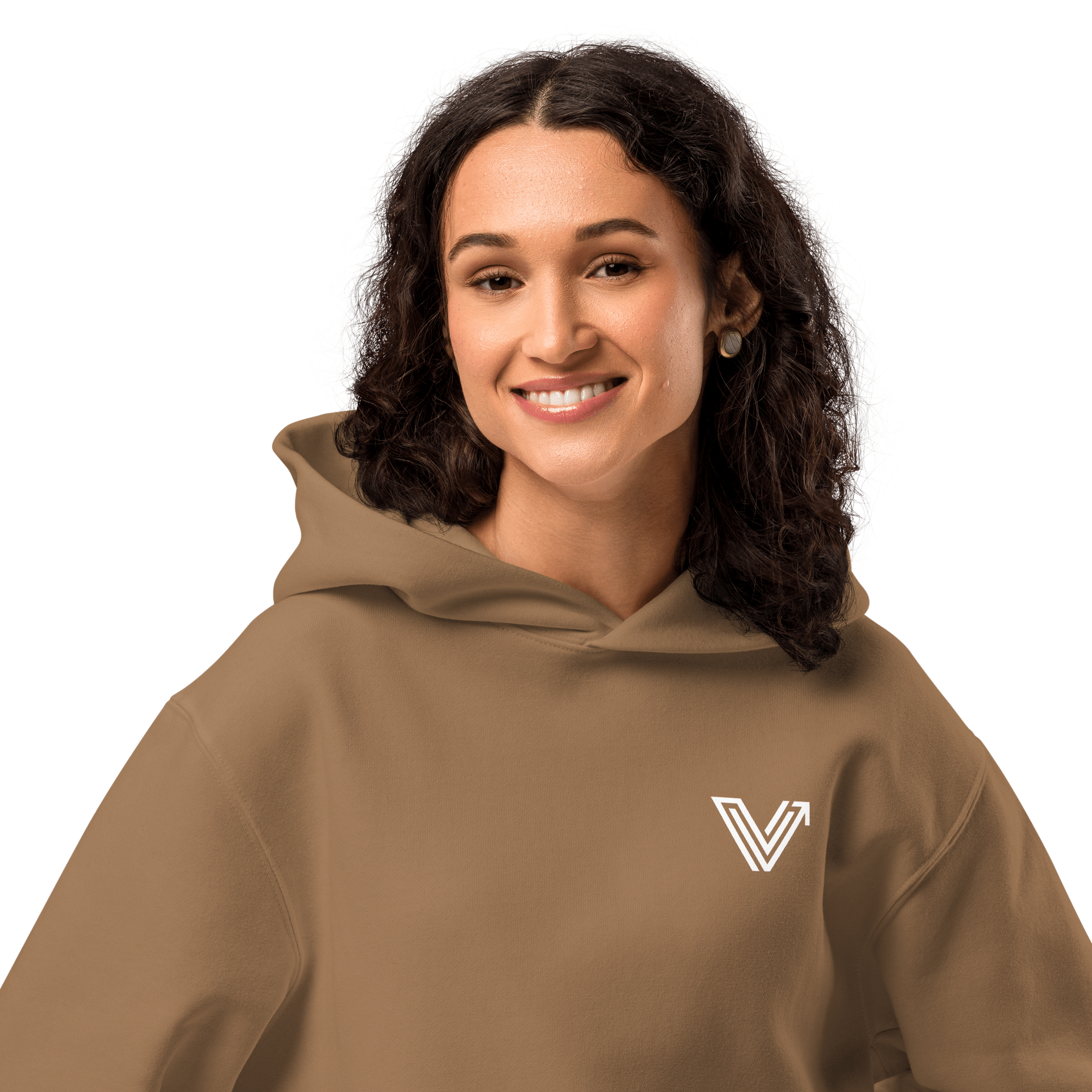 Brown Oversized Heavyweight Hoodie image 7