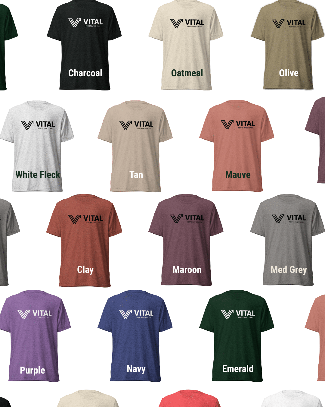 Super Soft Unisex Vital T-Shirts Horizontal Logo image 1