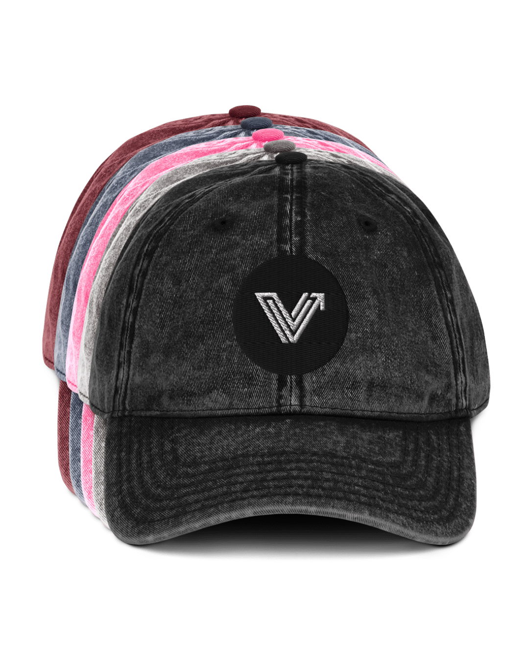 Vintage Cotton Dad Cap with Brass Buckle and Snap image 0