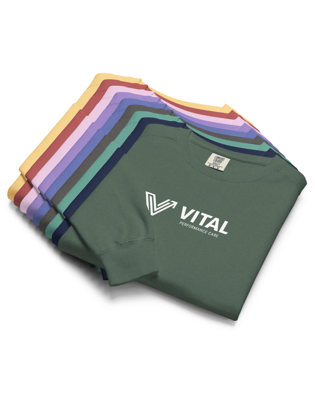 Vintage-Washed Vital Crewneck image 0