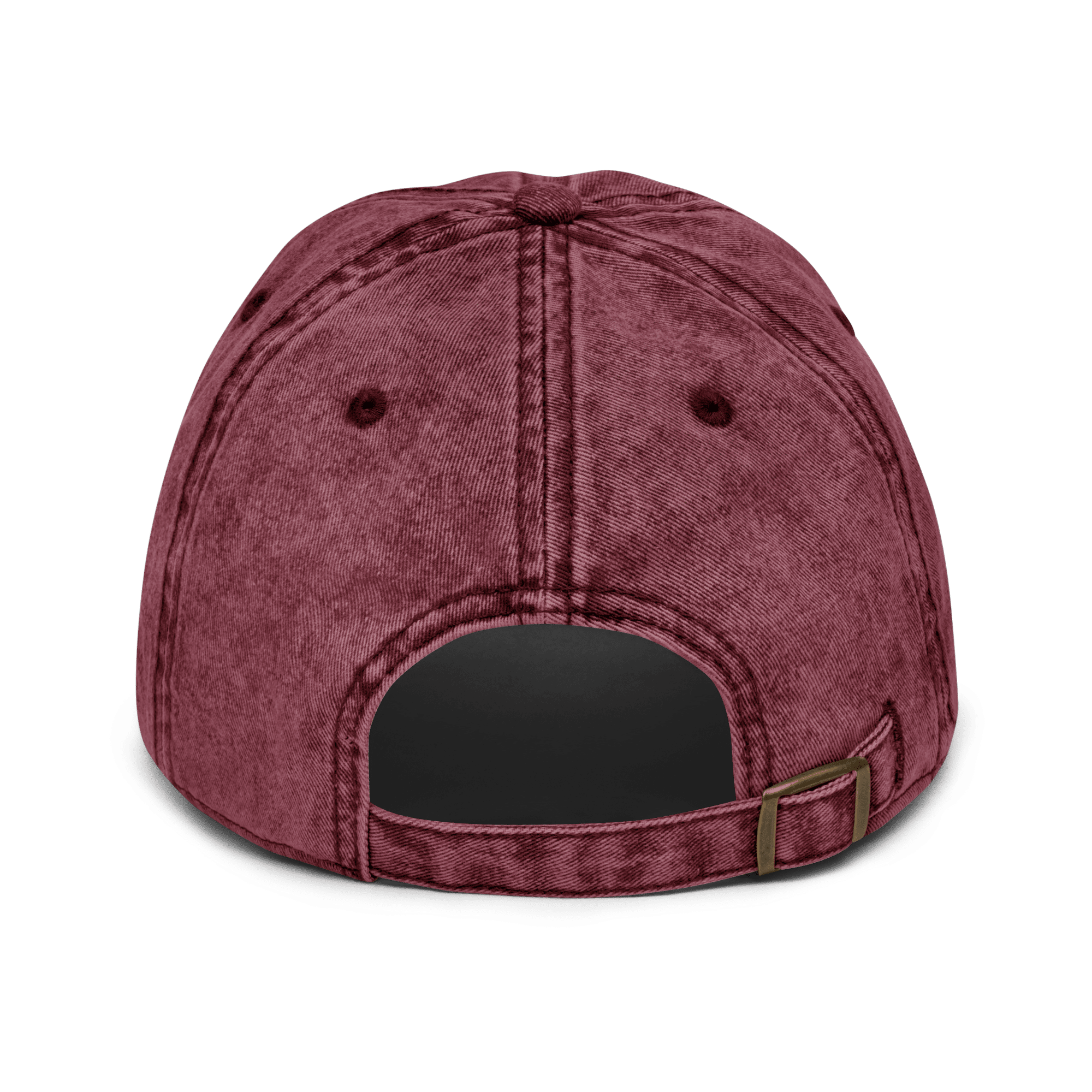 Vintage Cotton Dad Cap with Brass Buckle and Snap image 11