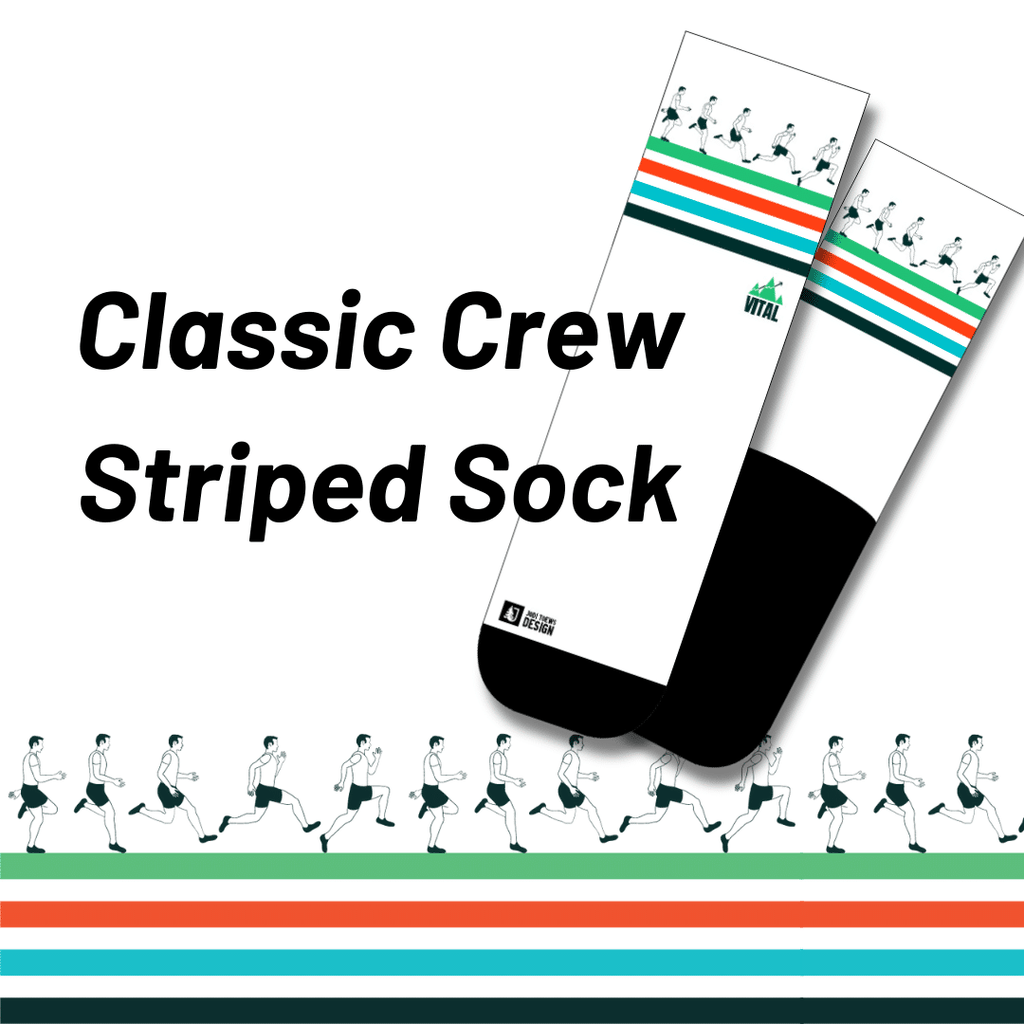 Classic Crew Striped Sprinter Sock image 0