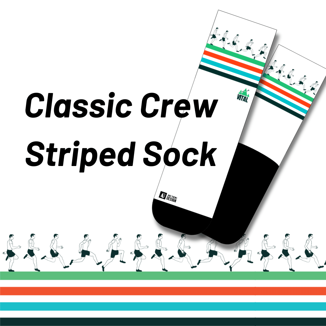 Classic Crew Striped Sprinter Sock image 0