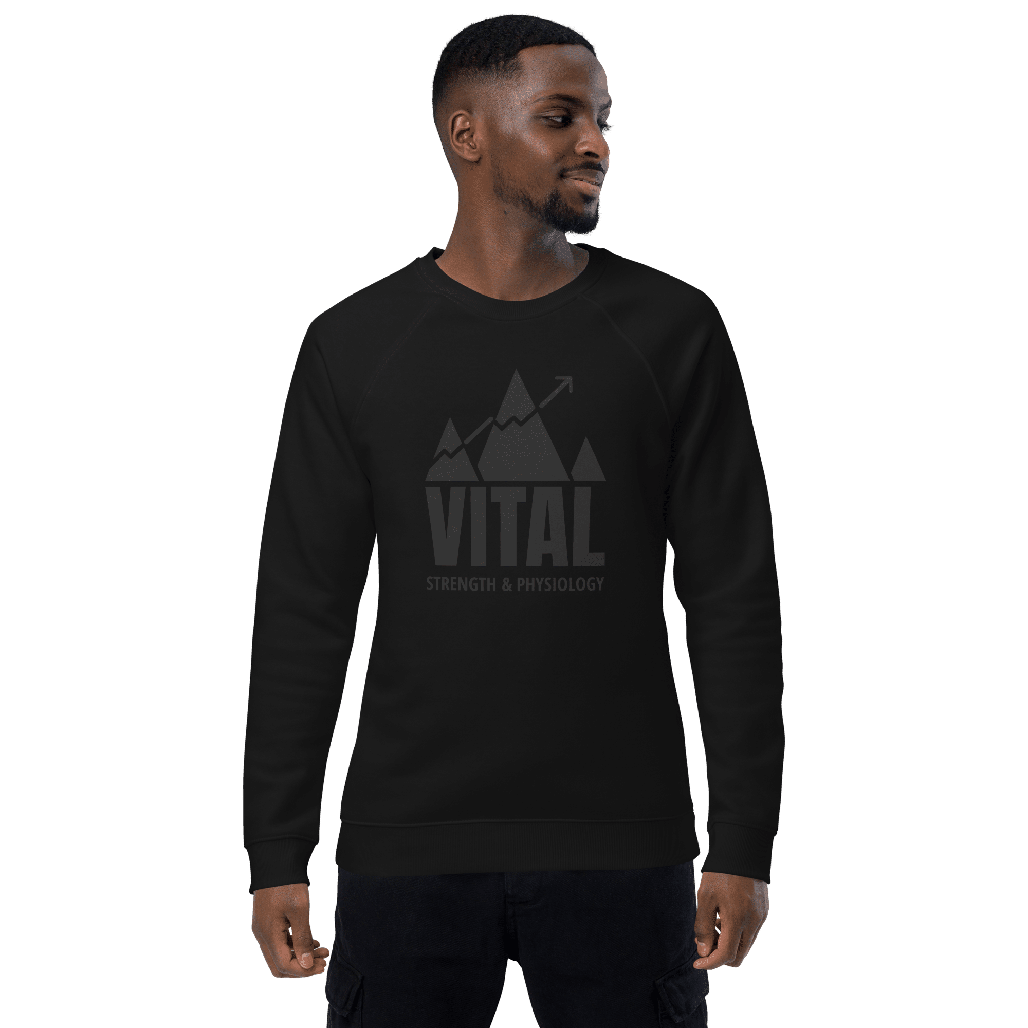 Unisex Black on Black Crewneck image 0