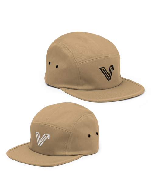5-Panel Khaki Hat image 1