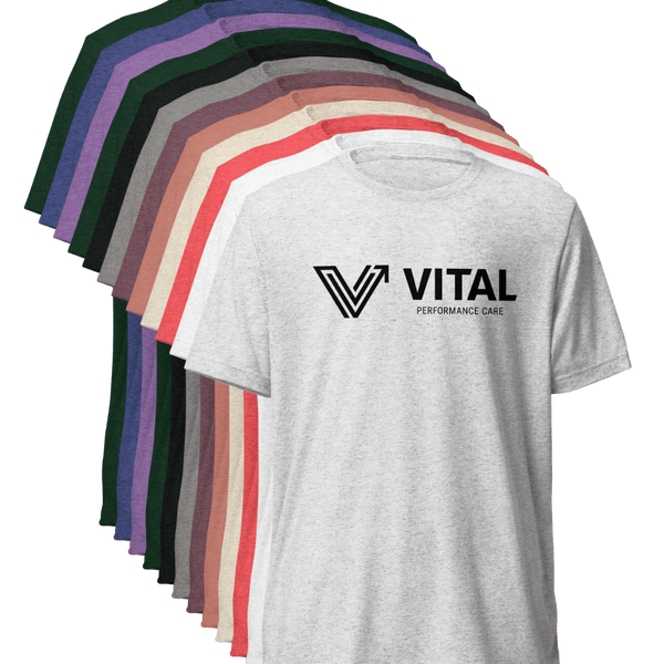 Super Soft Unisex Vital T-Shirts Horizontal Logo