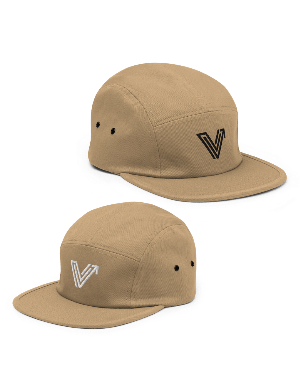 5-Panel Khaki Hat image 0