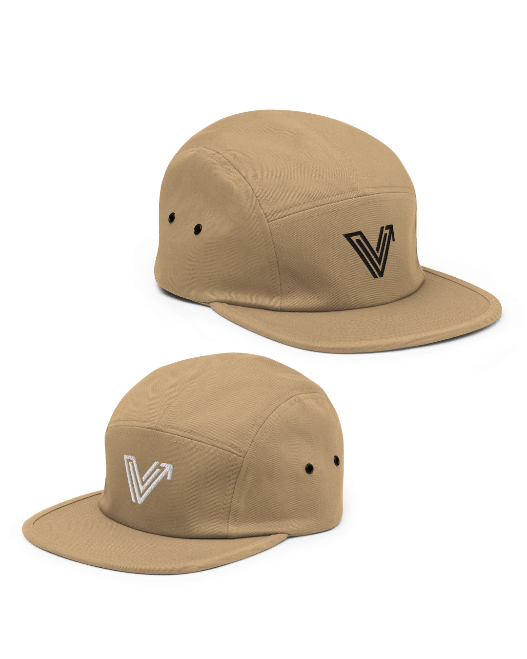 5-Panel Khaki Hat image 0