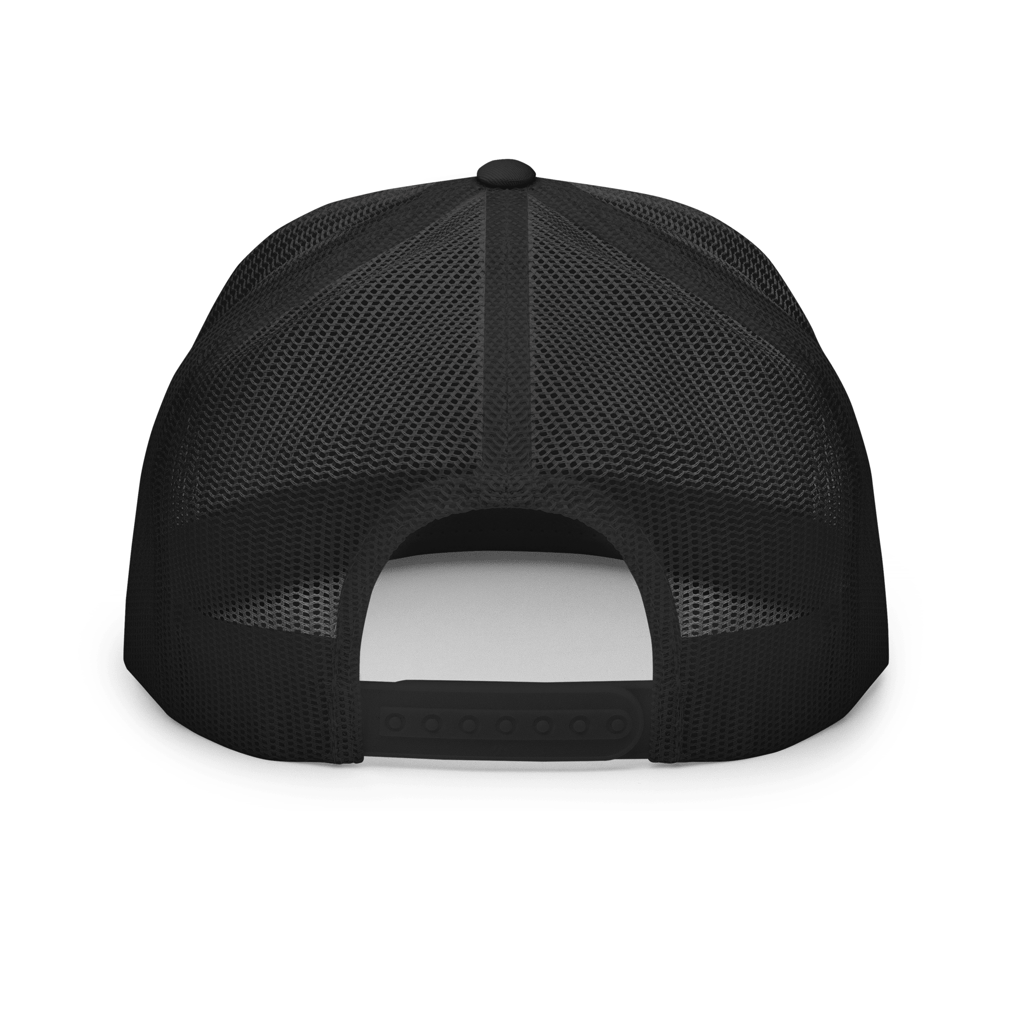 5 Panel Black Trucker Hat image 6