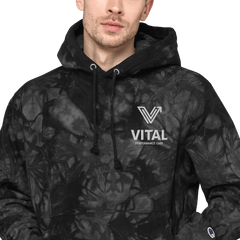 Embroidered Unisex Vital Tie-Dye Hoodie image 4