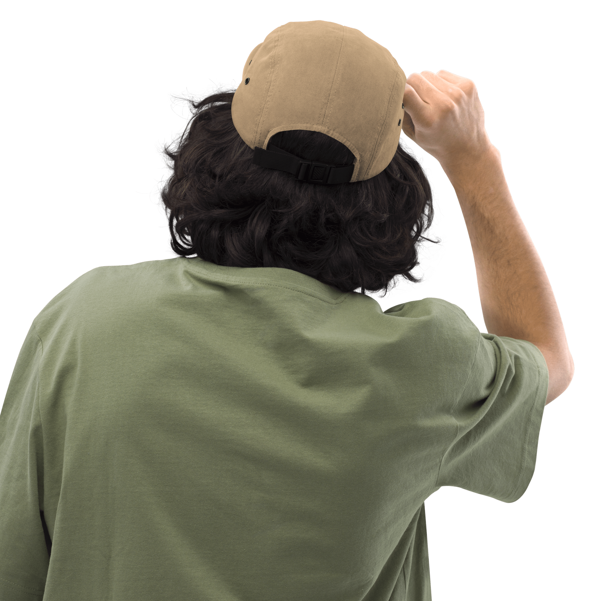 5-Panel Khaki Hat image 5