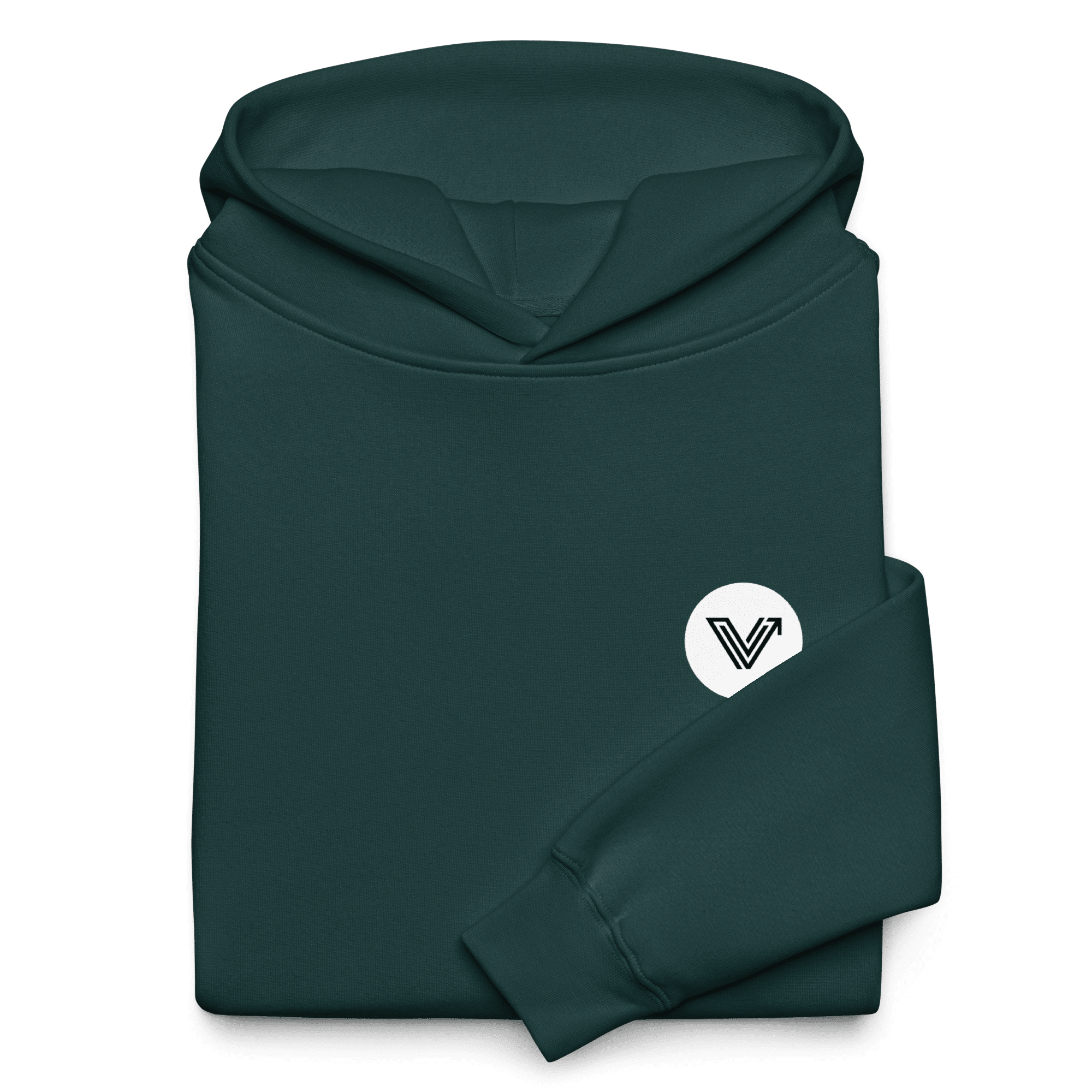 Long Oversized Hoodie - Circle Logo image 2