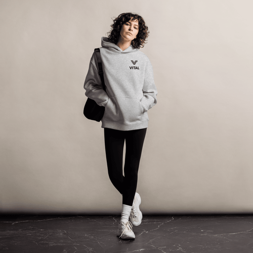 Athletic Grey Unisex Oversized Hoodie image 1