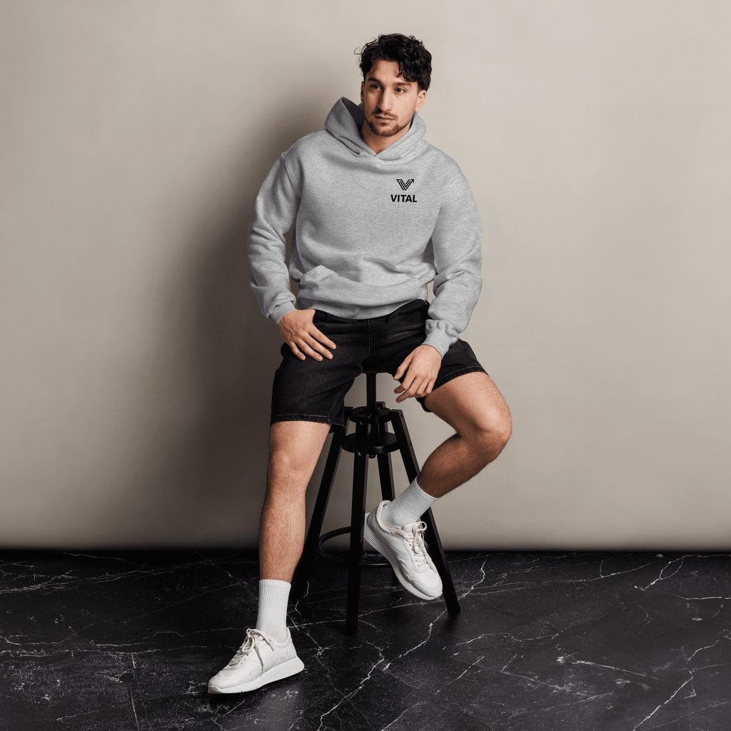Athletic Grey Unisex Oversized Hoodie image 2