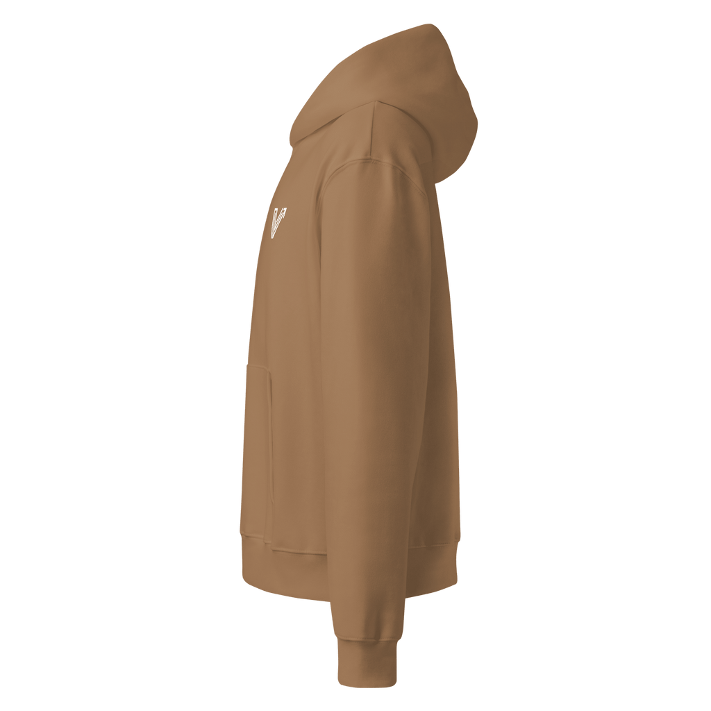 Brown Oversized Heavyweight Hoodie image 2