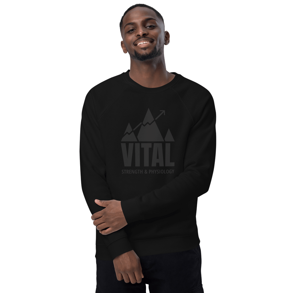 Unisex Black on Black Crewneck image 3