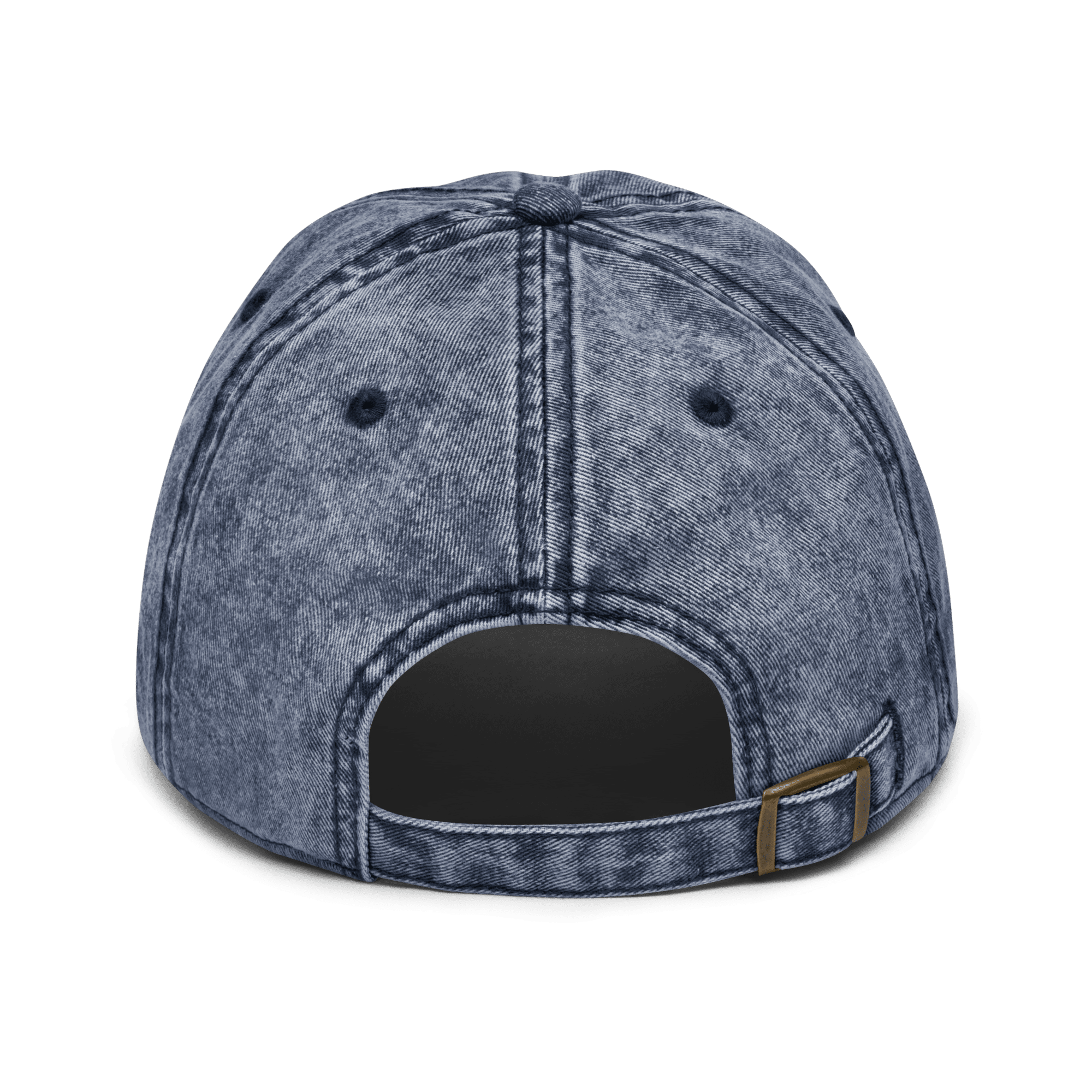 Vintage Cotton Dad Cap with Brass Buckle and Snap image 10