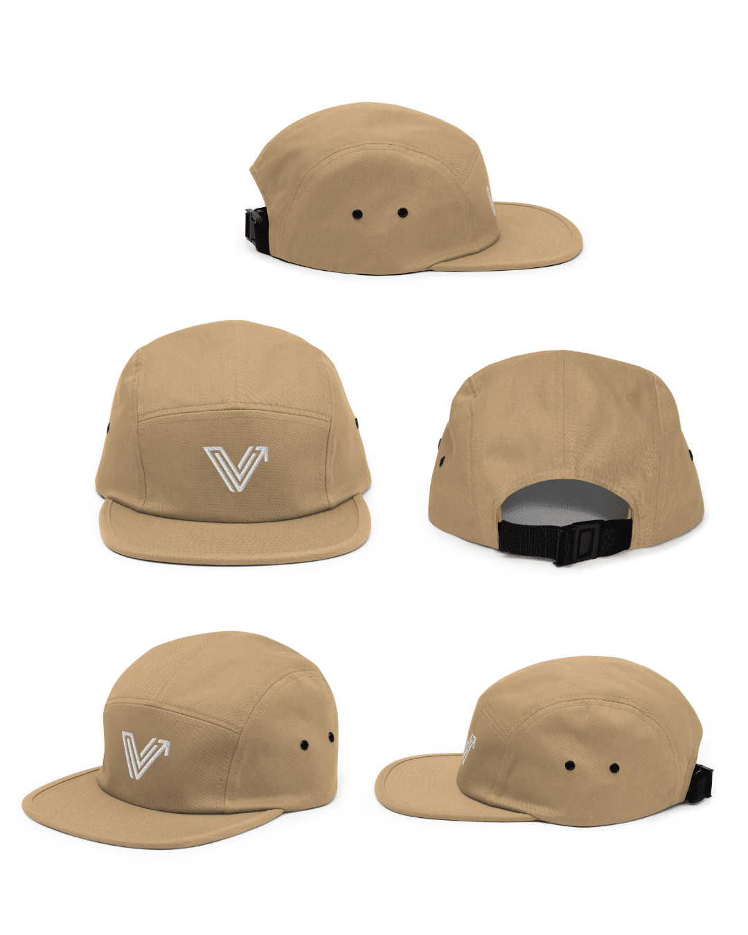 5-Panel Khaki Hat image 2