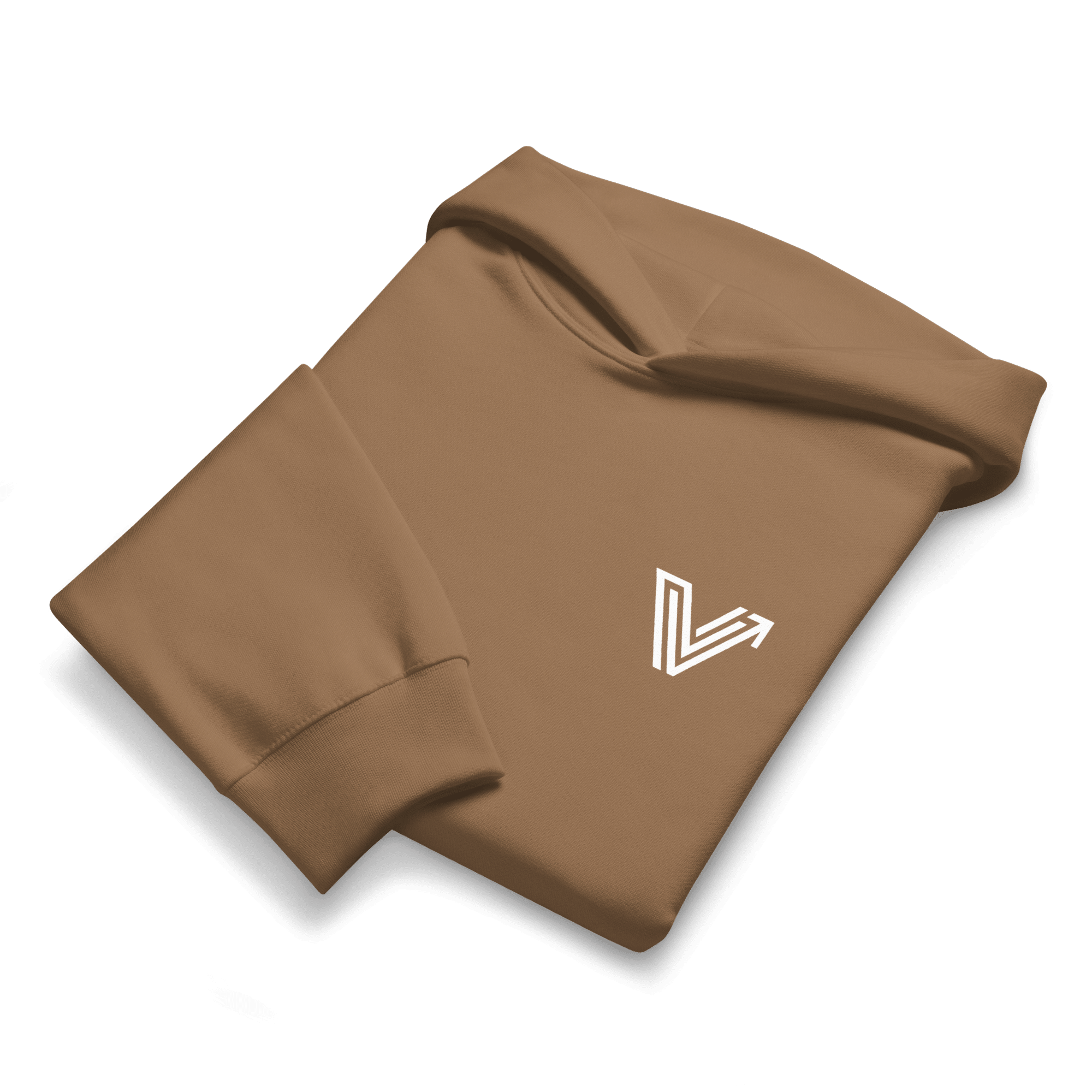 Brown Oversized Heavyweight Hoodie image 0
