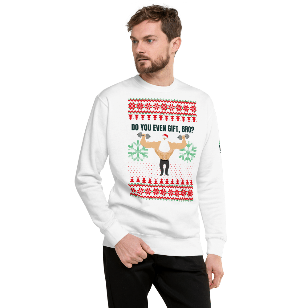 Strength & Conditioning Coach Ugly Christmas Sweater "Do You Even Gift Bro" image 3