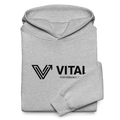 Grey Long Oversized Hoodie - Horizontal Logo image 0