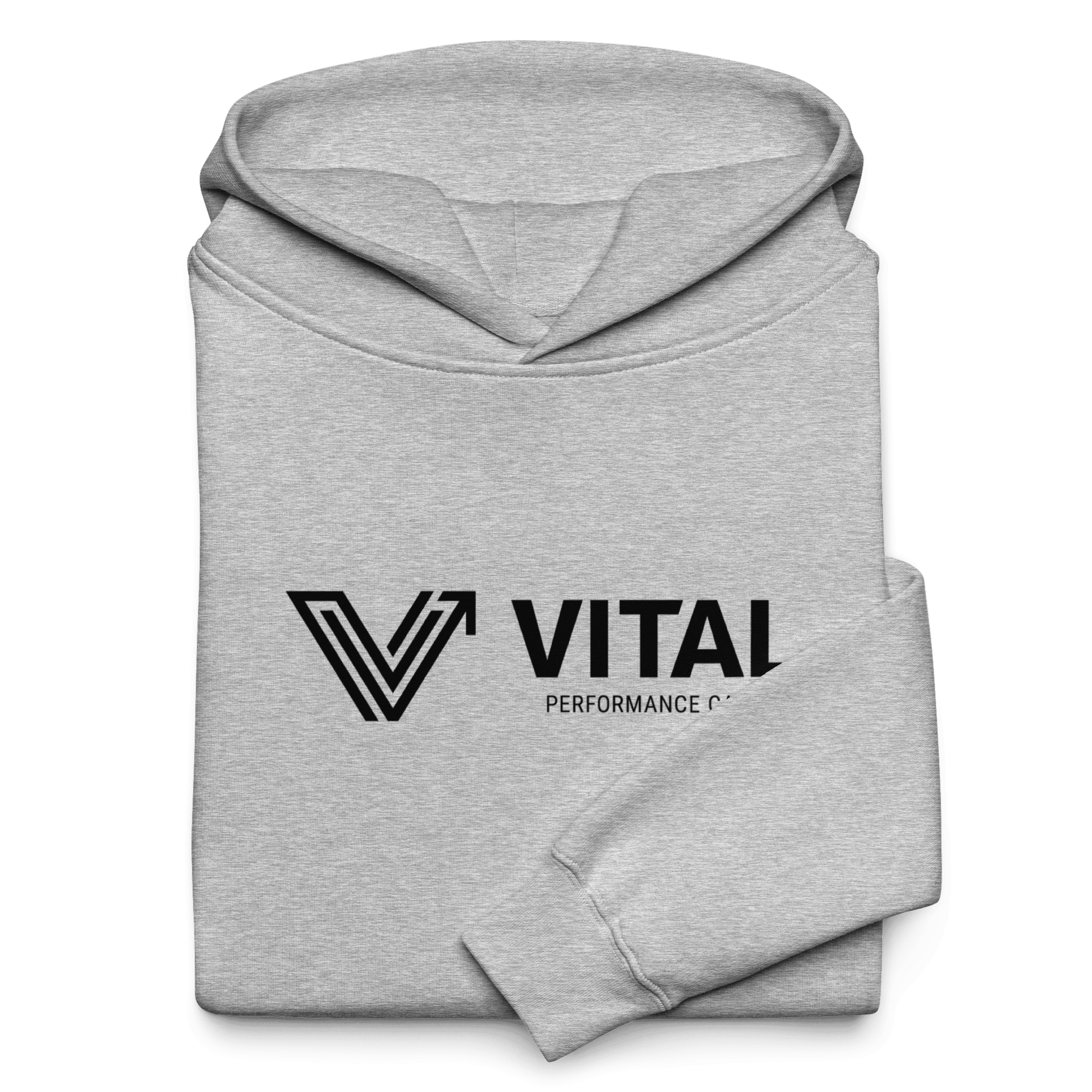 Grey Long Oversized Hoodie - Horizontal Logo image 0