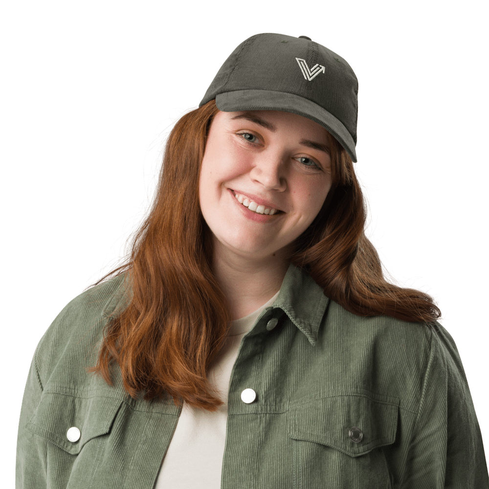 Olive Vintage Corduroy Cap image 3