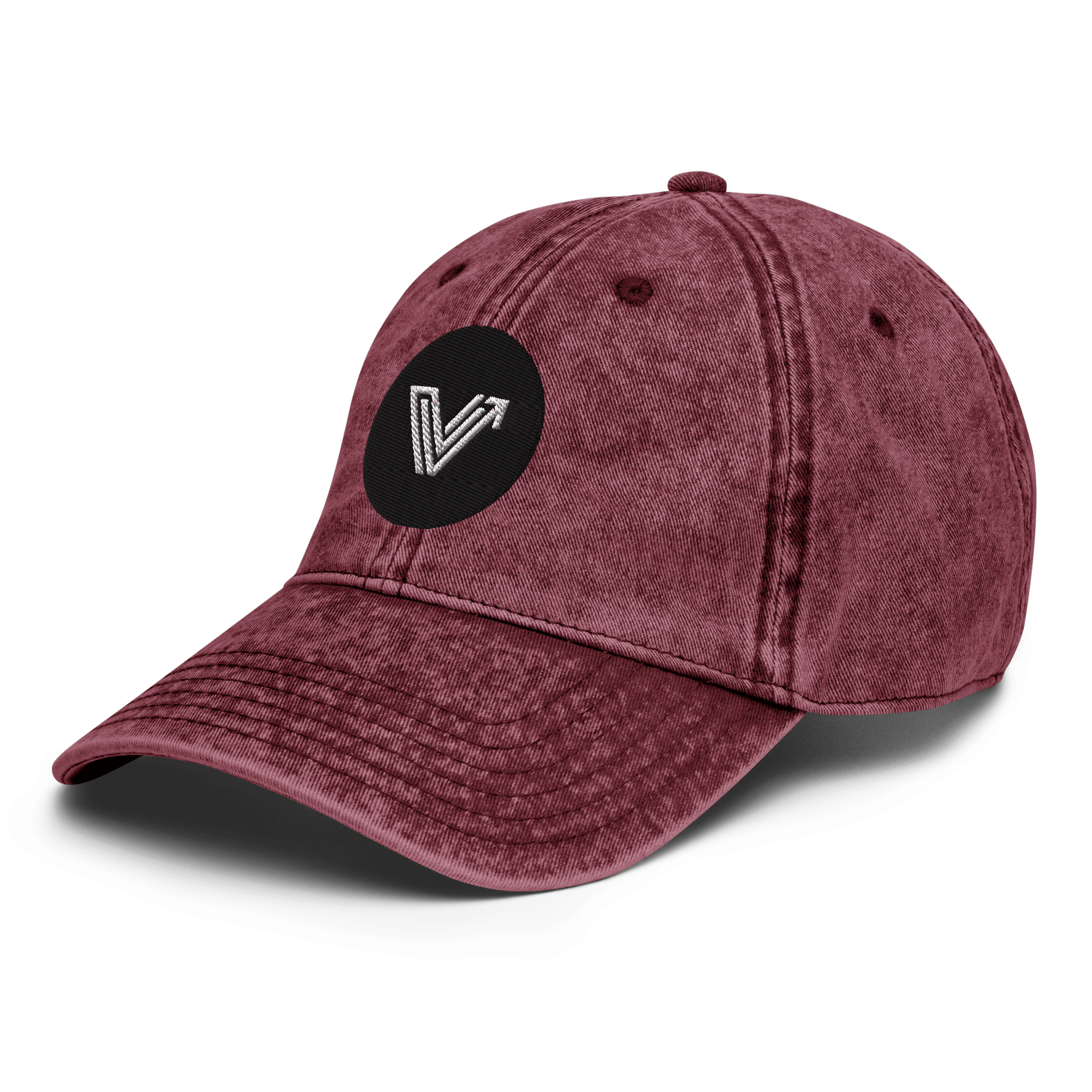 Vintage Cotton Dad Cap with Brass Buckle and Snap image 4