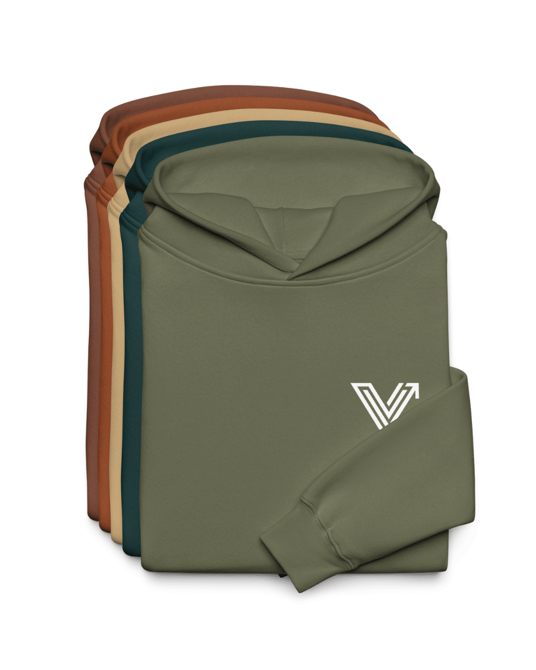 Long Oversized Hoodie - V Logo image 0