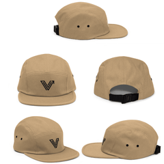 5-Panel Khaki Hat image 3