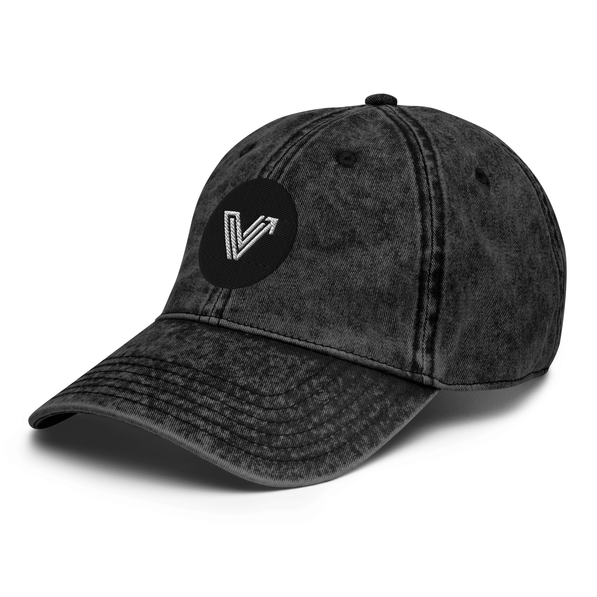 Vintage Cotton Dad Cap with Brass Buckle and Snap image 2