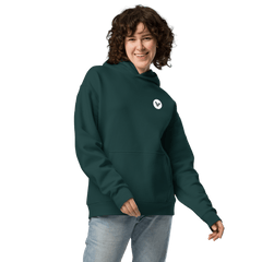 Long Oversized Hoodie - Circle Logo image 8