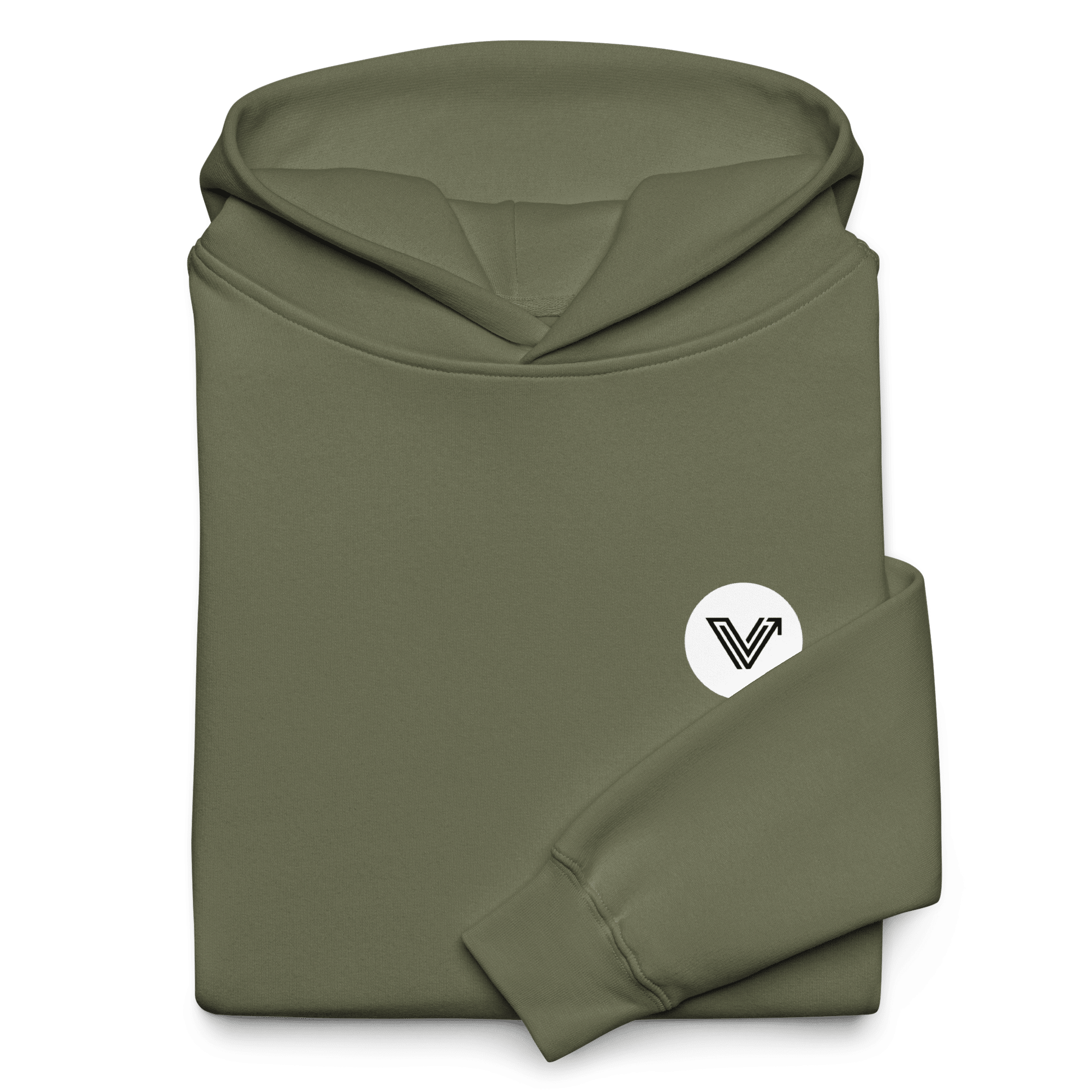 Long Oversized Hoodie - Circle Logo image 3