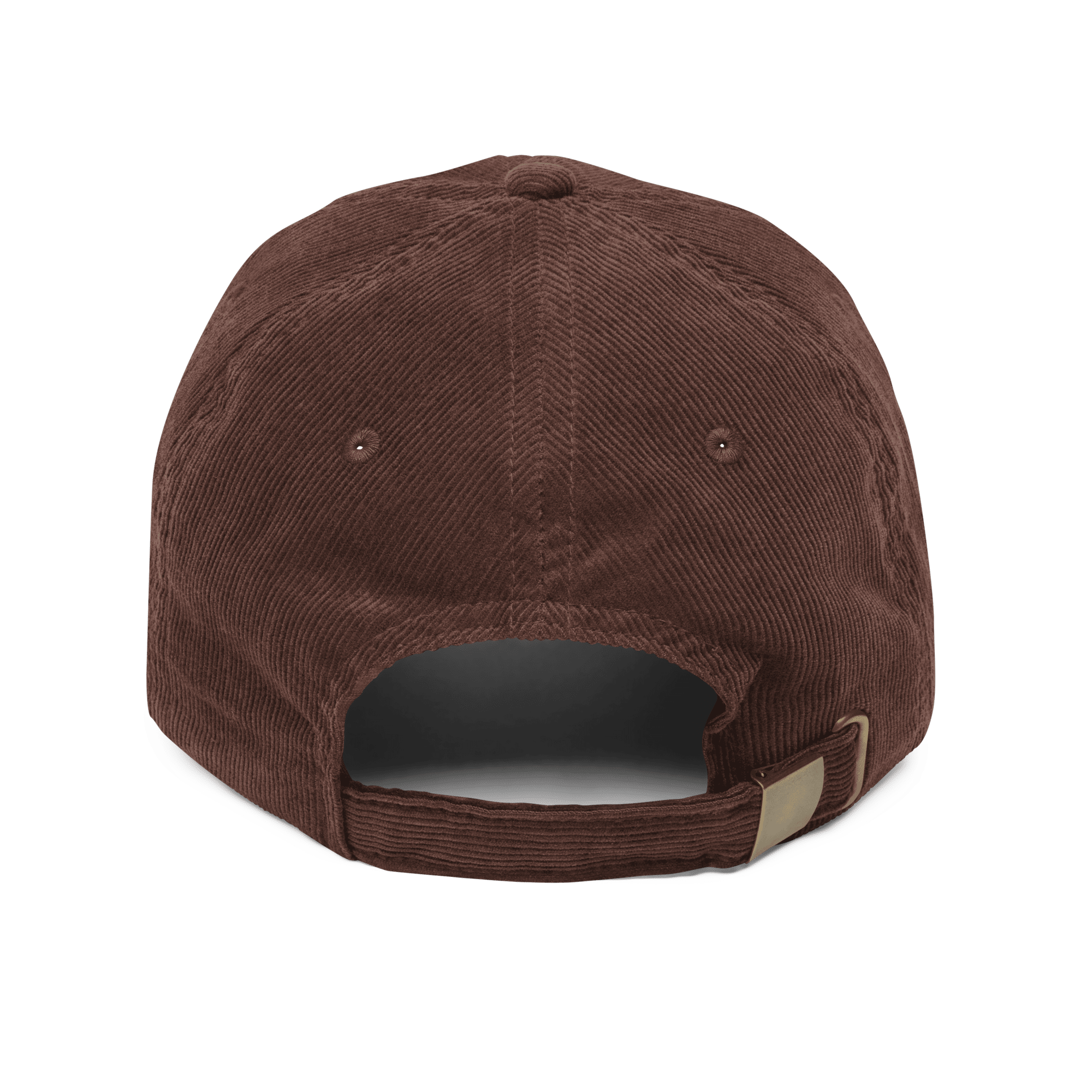 Brown Vintage Corduroy Cap image 3