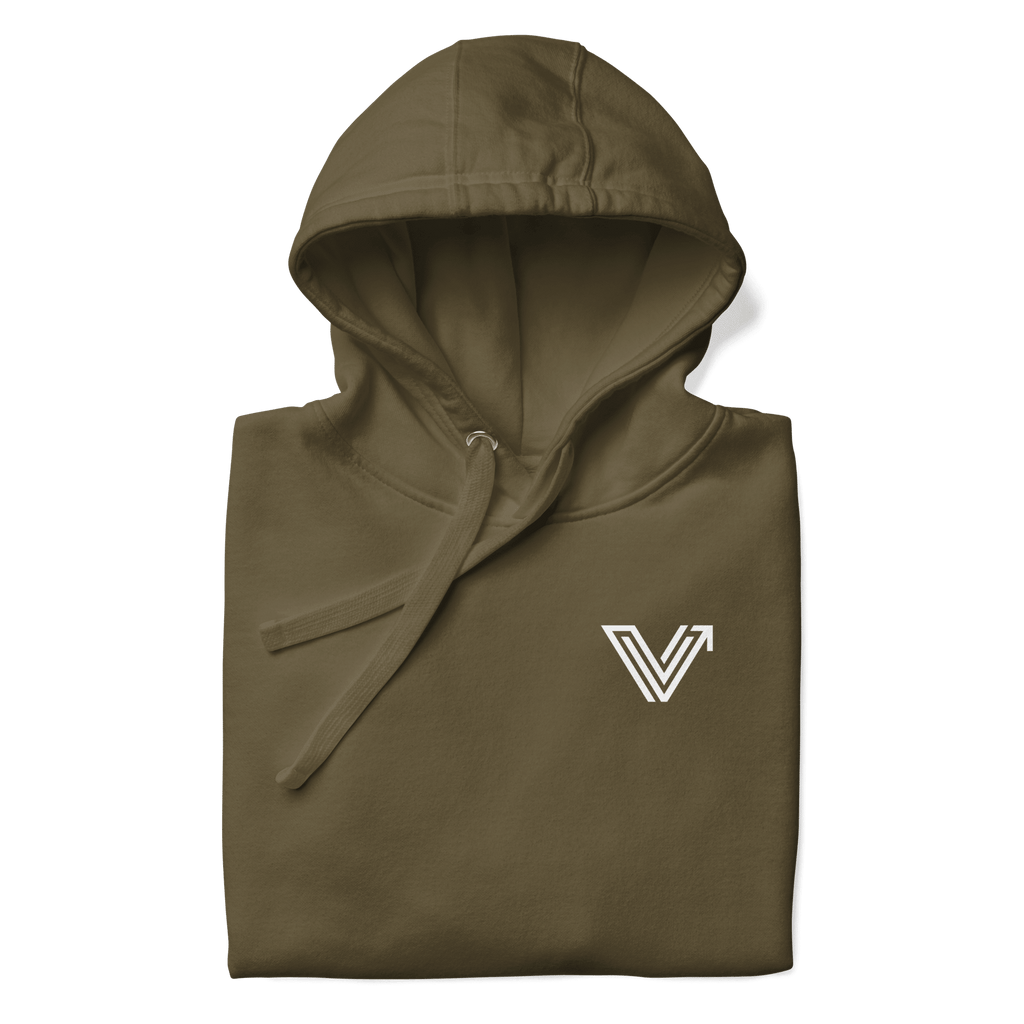 Olive Unisex Drawstring Hoodie image 0