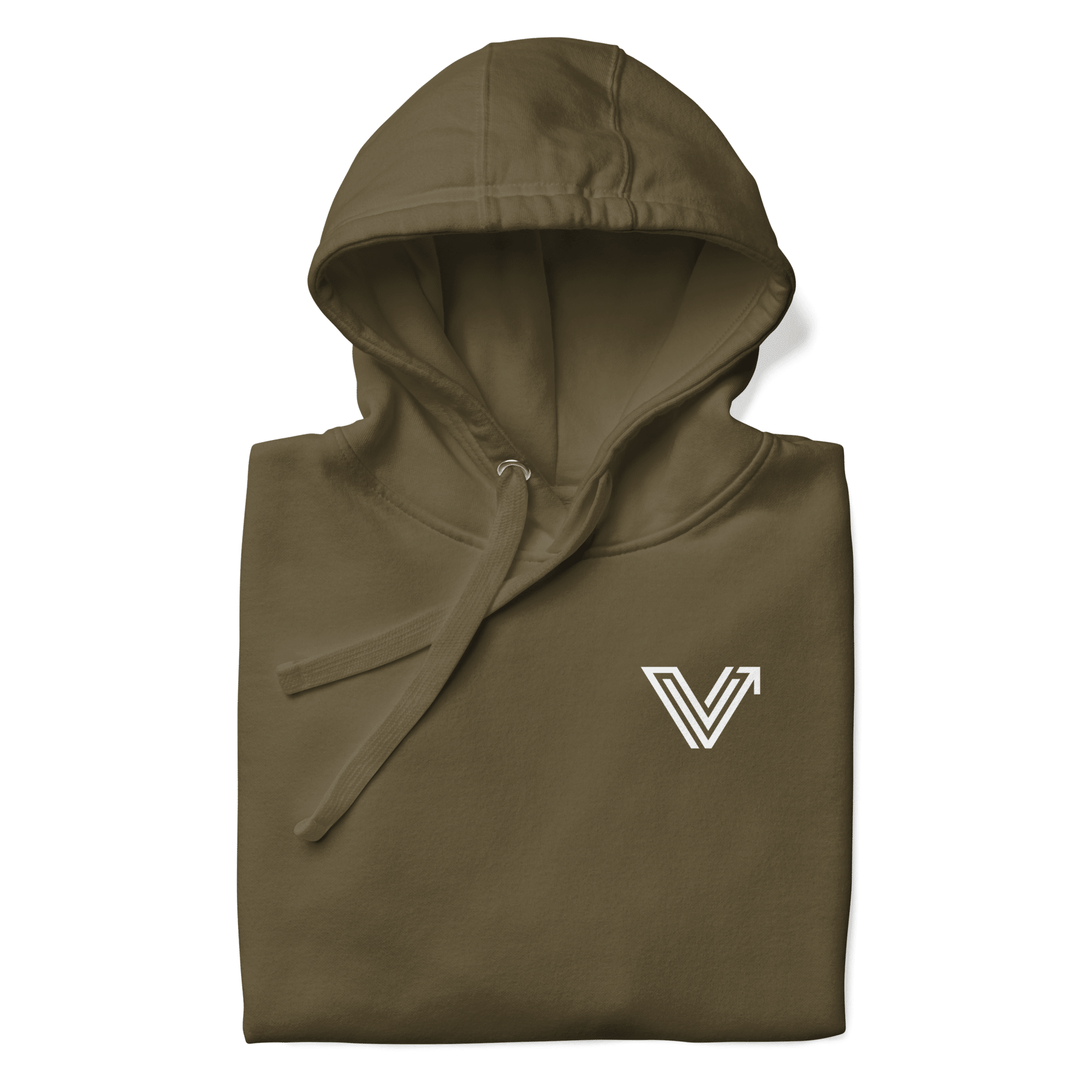 Olive Unisex Drawstring Hoodie image 0